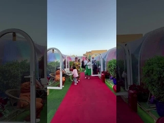 Aydınlatma Sistemli UV Korumalı Taşınabilir Görünür Kabarcık Çadır