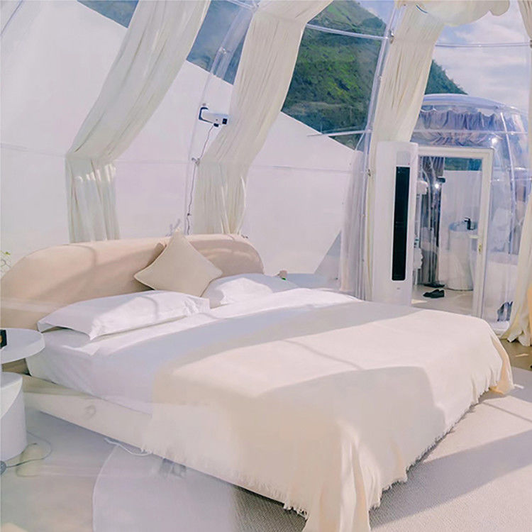 LED Işık ile Modern Resort Bubble Dome Çadır Lüks Yüksek Ses Yalıtımı