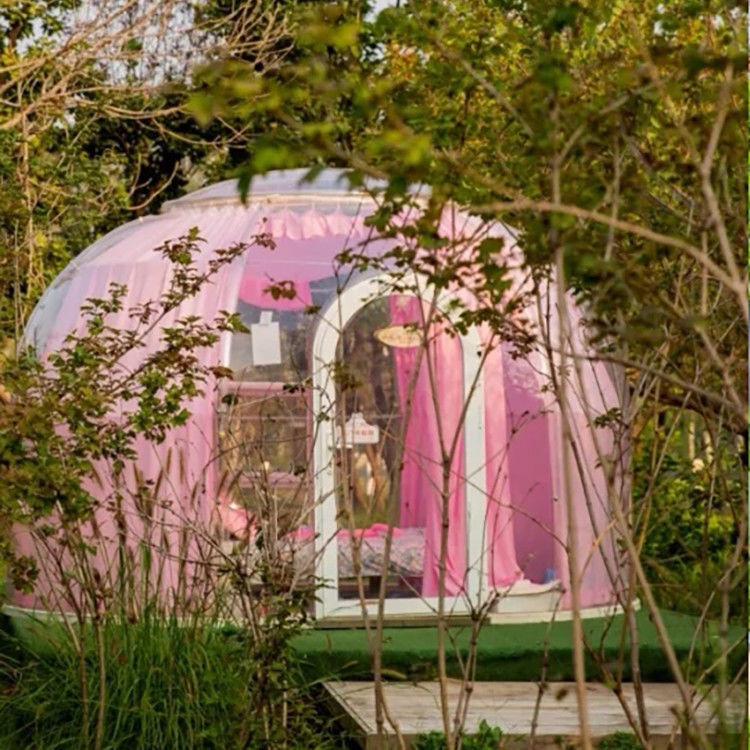 Spor Mekanları İçin Çağdaş Bahçe Igloo Çadırı 5mm Sera Dome Çadırı