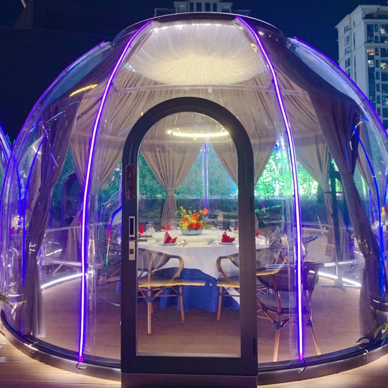 3m x 2.3m Clear Dome House Igloo Parti ve Etkinlikler ile Bubble Çadırı